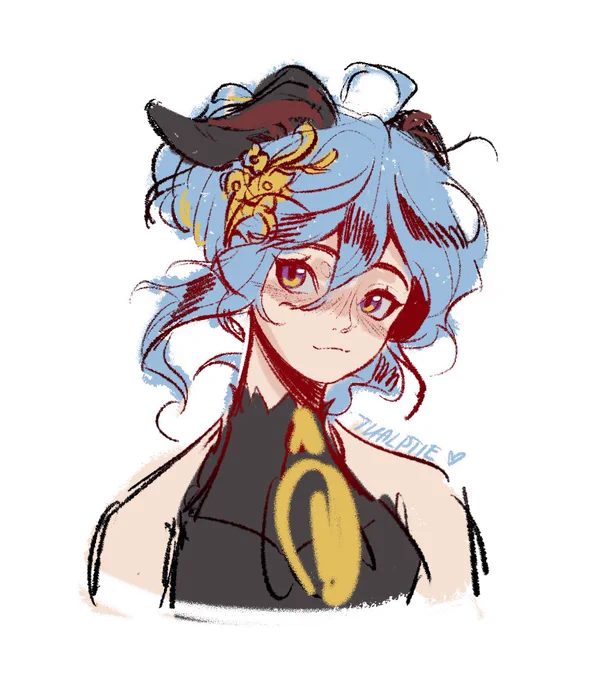 Quick doodle #Genshin_Impact #Genshin #GenshinImpact #ganyu #原神 
