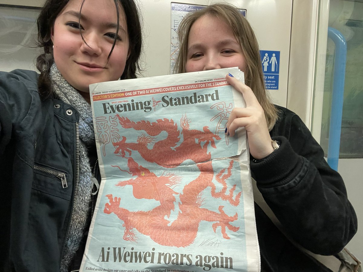 snof0z's tweet photo. Beautiful print @aiww @CircaArtMag @EveningStandard #esaiweiwei https://t.co/ueHpJHsEK6