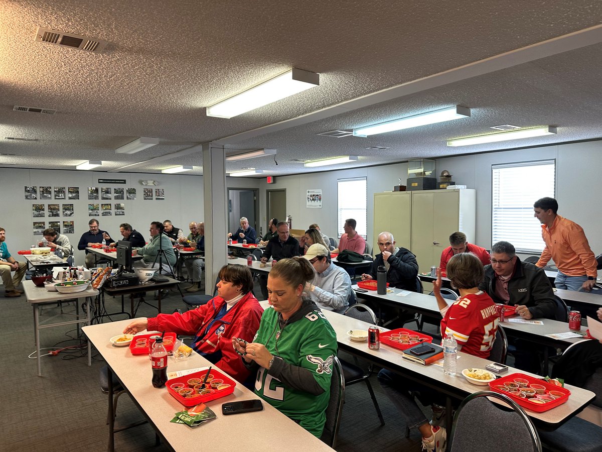 kbsgc's tweet photo. Congratulations to Shannon Jordan on winning our 13th Annual Chili Cookoff today! We are all Super Bowl ready with excellent chili recipes. Great job to all of our chefs today! #chilicookoff #fridayfun #superbowlready #kbsteam https://t.co/rXEbWp5dZV