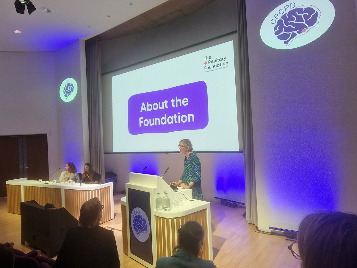 Fantastic talk from Ren Renwick, CEO of <a href="/Pituitary_org/">The Pituitary Foundation</a> about all the things they are doing to support patients with Pituitary Problems.
#PituitaryCPC2024