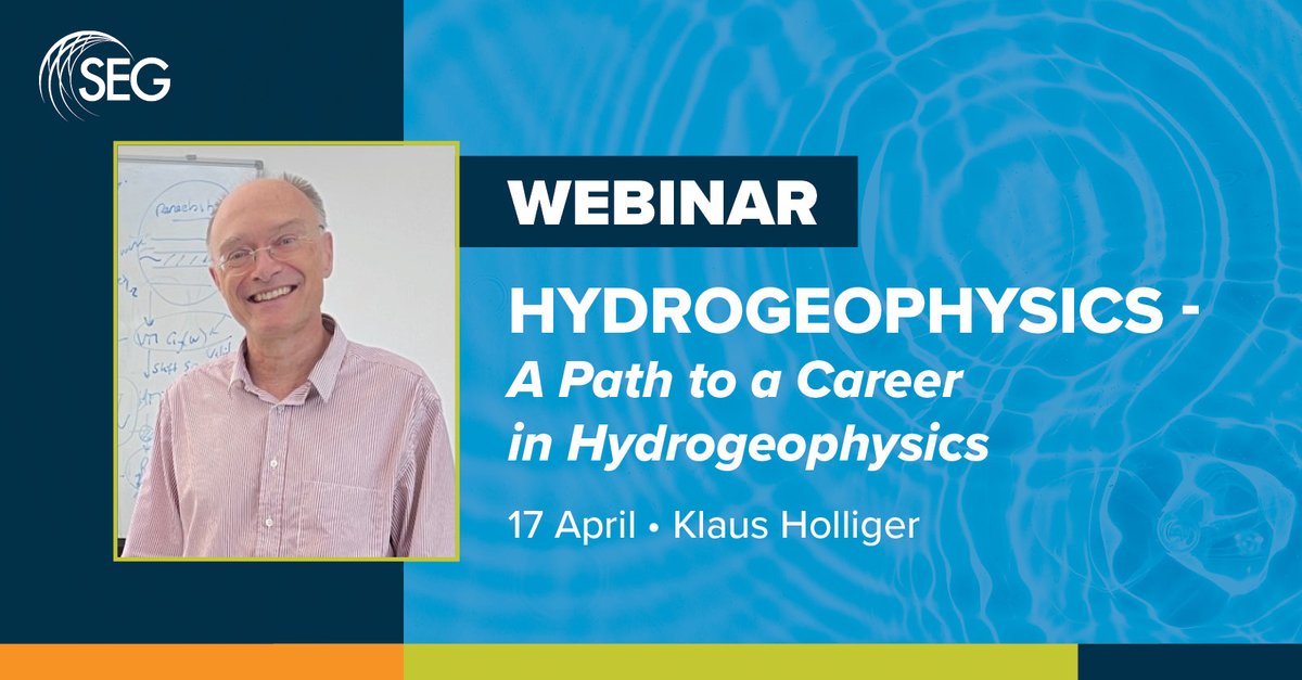 SEG Near-Surface Geophysics Technical Section tweet media