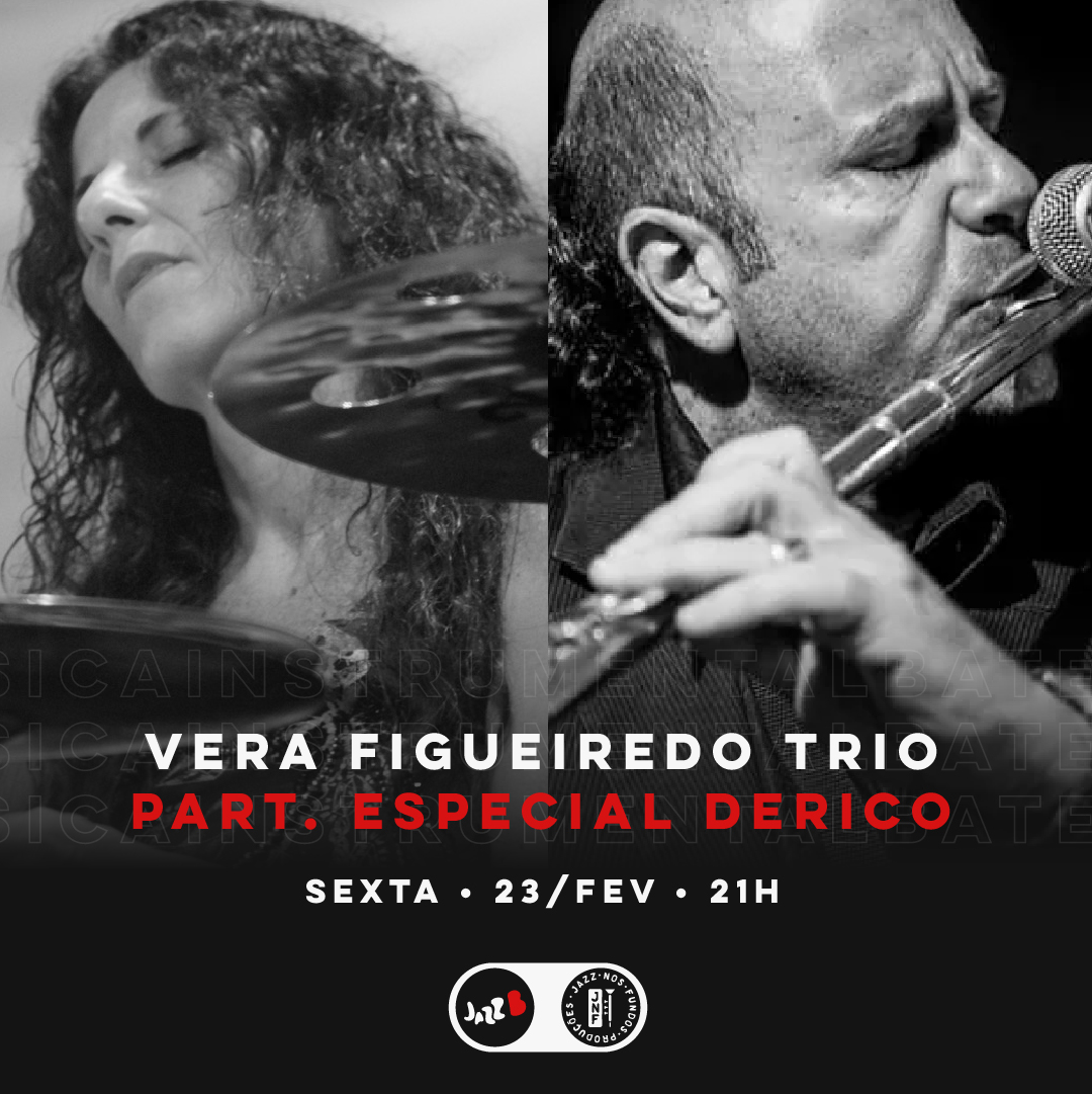 O Vera Figueiredo Trio volta ao palco do JazzB, em São Paulo, com a participação especial de Derico Sciotti.

Vera Figueiredo - bateria
Marcos Romera - piano
Carlos Ribeiro Jr. - contrabaixo
Participação especial: Derico Sciotti

#verafigueiredotrio #verafrigueiredo