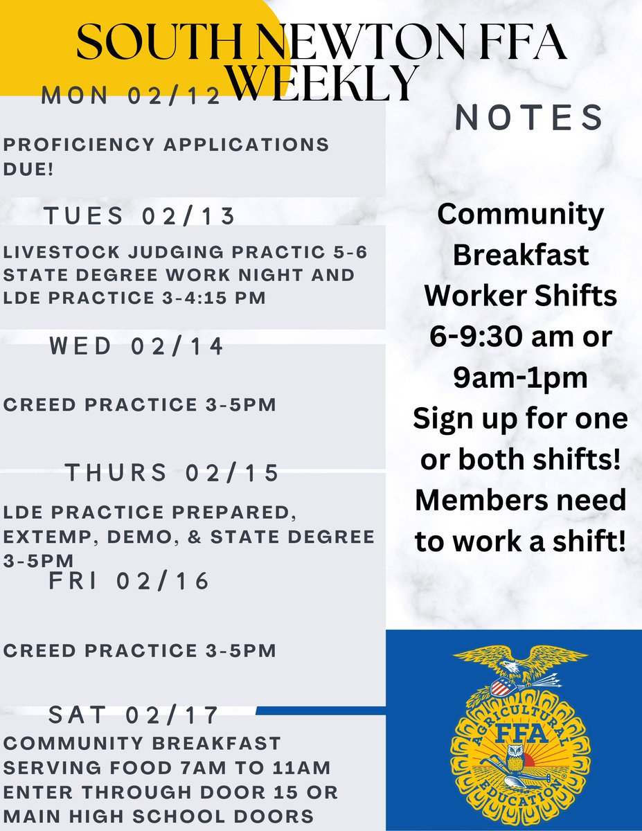 Activities for the week of 2/12!