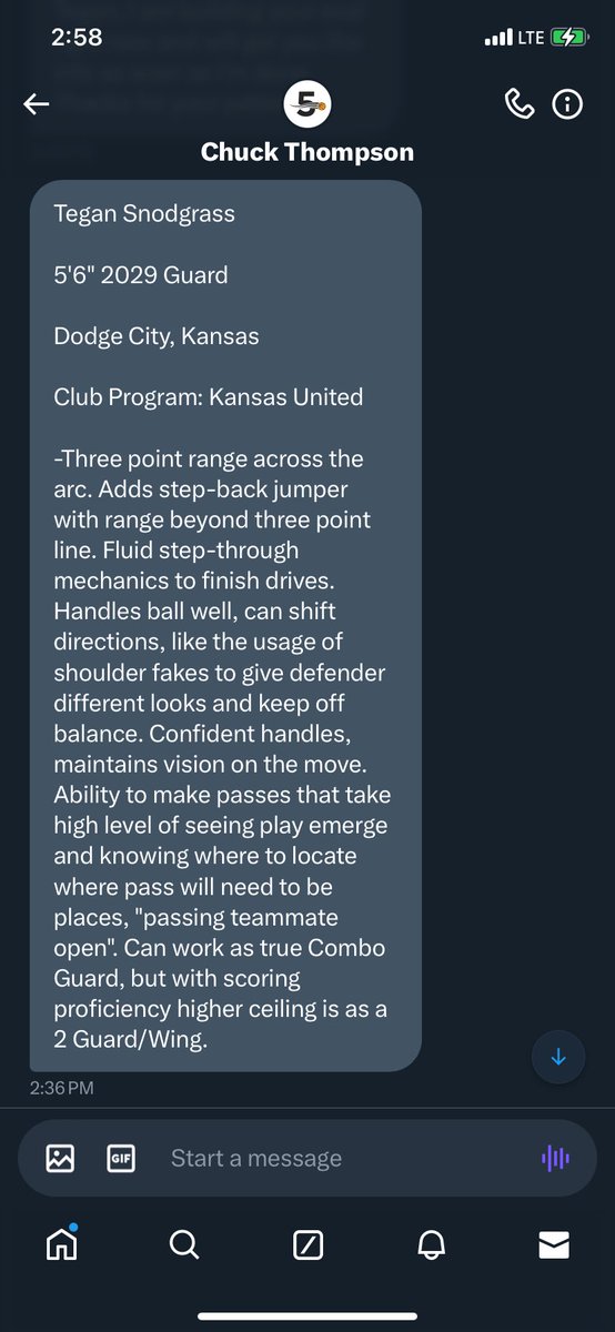 TeganTMamba24's tweet photo. A big thank you to @FiveStateHoops  w/ the evaluation. Thank you for the kind words and the words of encouragement. 🙏❤️🙏❤️ https://t.co/E7igbqMx5l