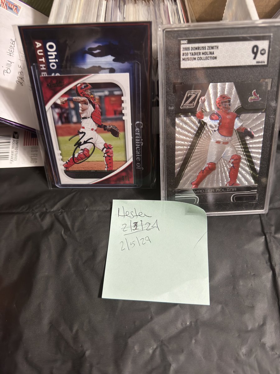 coachbillyx3's tweet photo. @stokesboyscards Yadi Auto and SGC 9 $120 https://t.co/jSt8bBbKAd