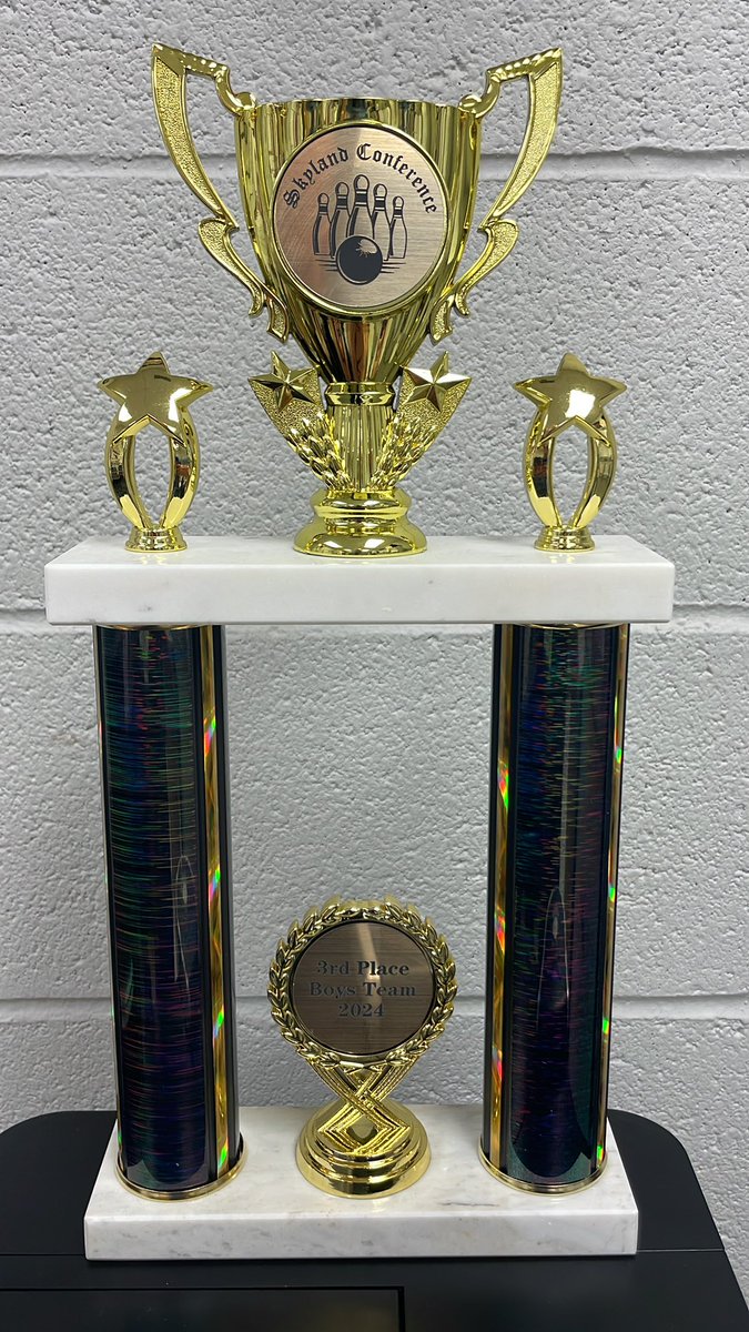 Congratulations to our boys bowling team and coaches on finishing 3rd at Skyland Conference Championships.