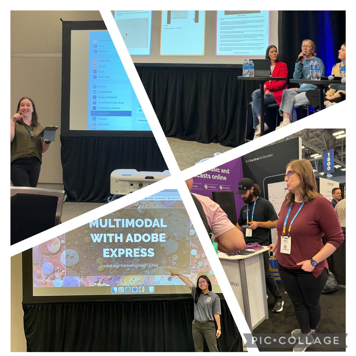 I see my role as enabling the @RISDiTeam to do their best. It was amazing to see them sharing in their own areas of expertise at #TCEA this week! They each have individual strengths that make them a rockstar team! #RISDWeAreOne @AppleEDU @soundtrap @AdobeForEdu