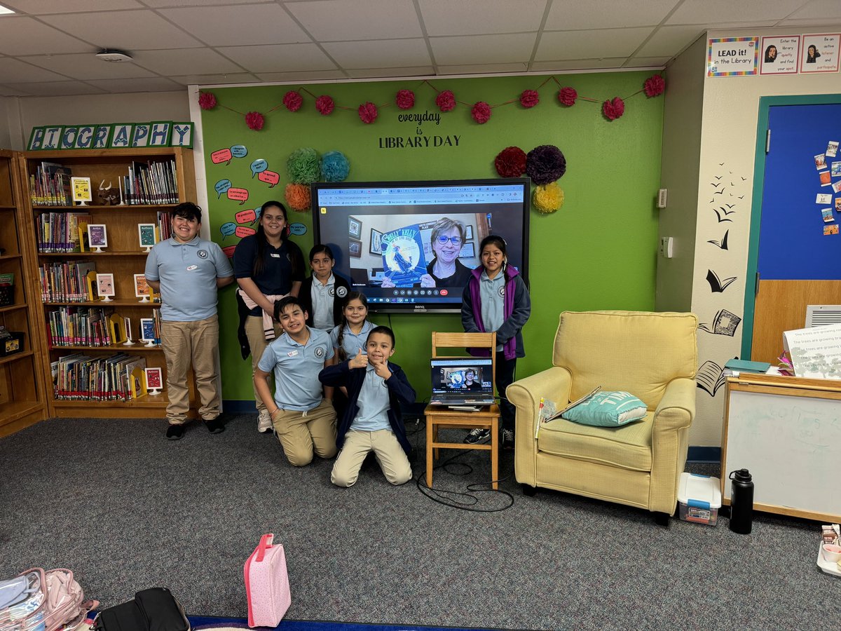 Thank you @BAndersonWriter for connecting with our Bluebonnet Book Club. 📕 Smelly” Kelly and His Super Senses has arrived and we can’t wait to find out the rest of the story. Your 📚 recommendations are on our list. #WRAD24 #JoyJames #CastleberryISD #CISD_Reads