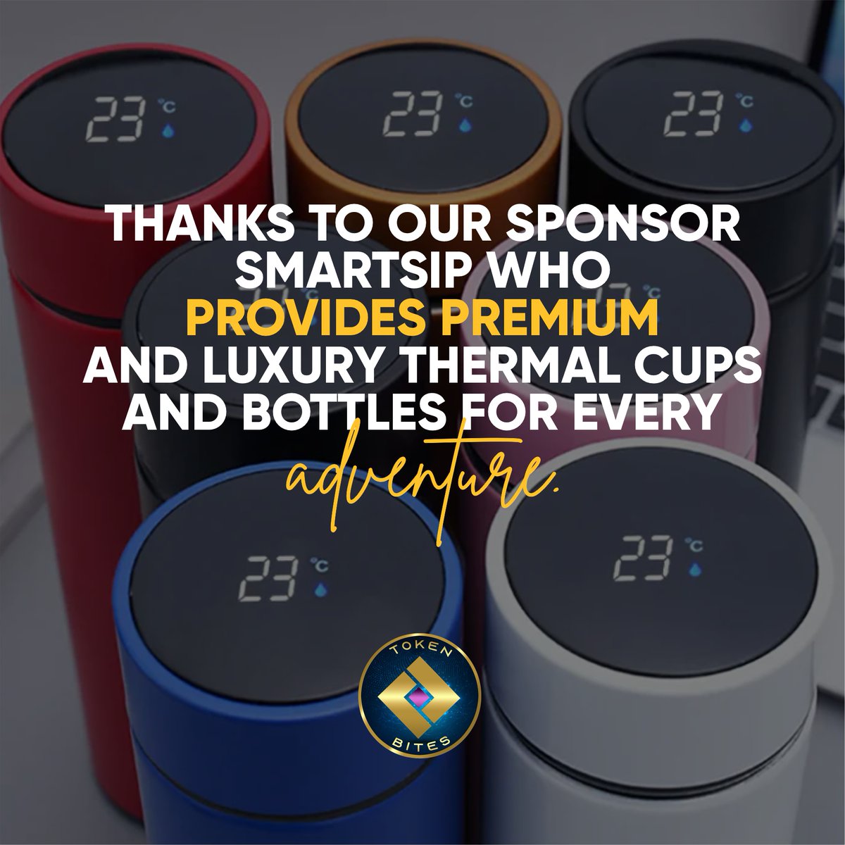 TokenBites's tweet image. A HUGE thanks to SmartSip, our amazing sponsor who keeps our explorations fueled with premium thermal cups and bottles designed for every journey! ☕️

#SmartSip
#ExploreWithSmartSip
#AdventureFuel
#PremiumThermal
#PerfectCompanion
#StayHydrated