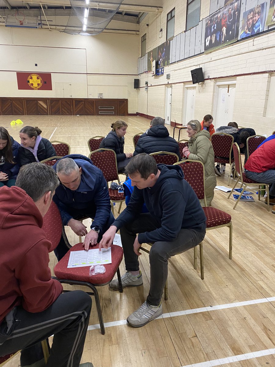 Night 2 of <a href="/StMaursGaa/">St. Maurs GAA Dublin</a> ICGG Course 📚🧩Brilliant interaction amongst our super coaches🧢as we looked into Who we are Coaching🤸‍♂️and Skill Development 🥎🏐 #Fun #Friends #Stepdroptoetonose #Spidermanpass
<a href="/DublinGAACoach/">Dublin GAA Coaching & Games Development</a>