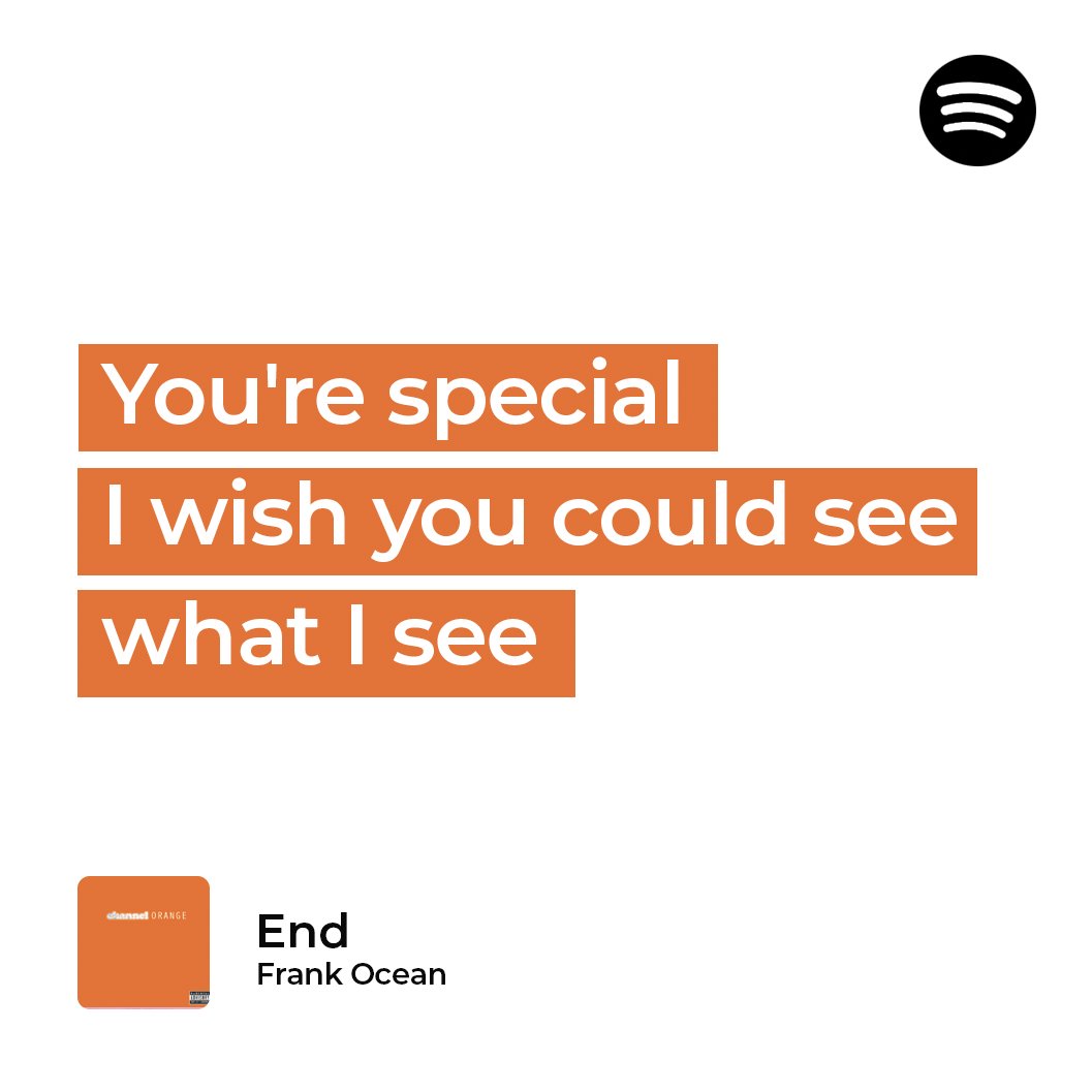 end / frank ocean