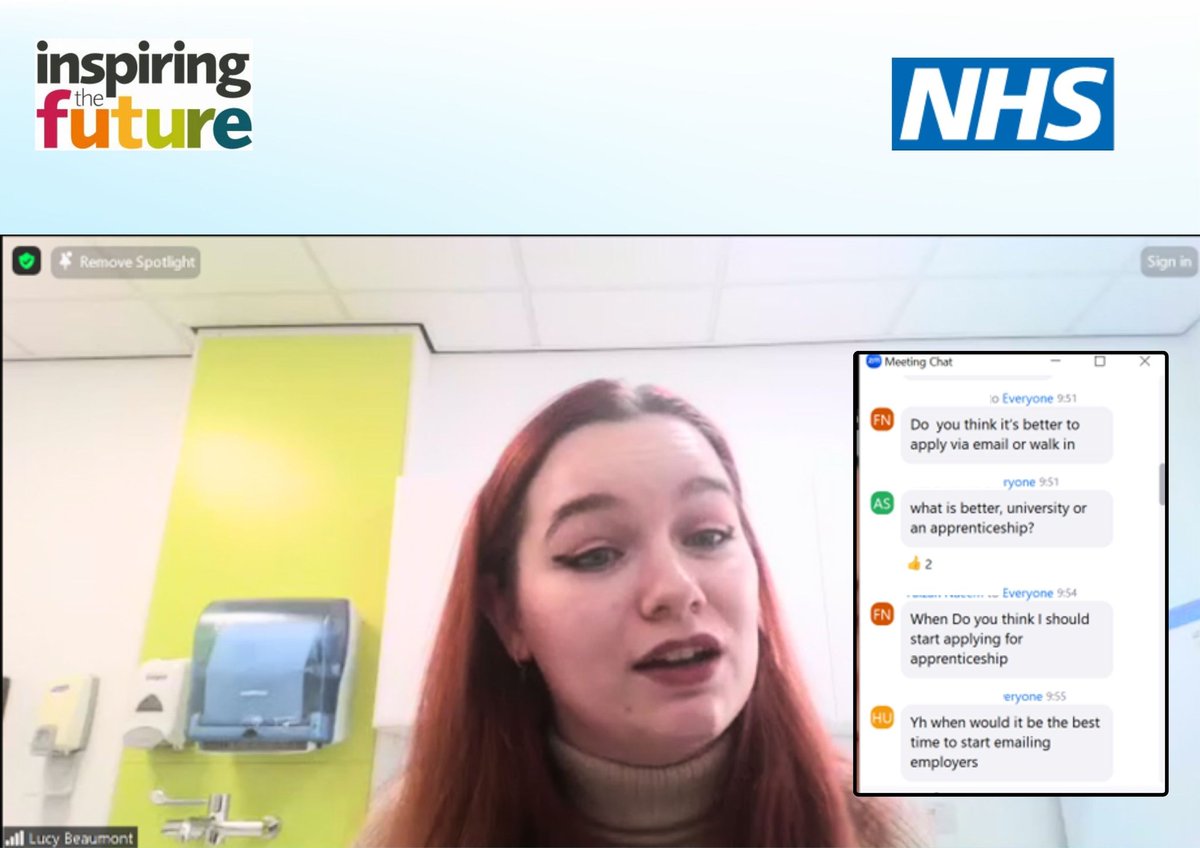 LucyBeaumont's tweet photo. Thank you @InspiringTF for inviting me on Wednesday to speak about my experience as a #PodiatryApprentice to ~1000 young people! 🤩 #AHPApprenticeship is where it's at! #NAW2024 https://t.co/sVbtMuFfQ7