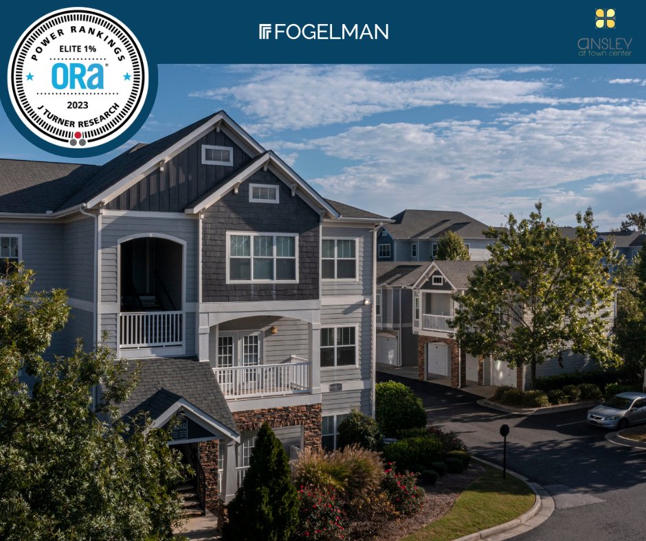 We're thrilled to announce that Ansley at Town Center has received a spot in the Elite 1% ORA Power Ranking! This incredible accomplishment is a testament to the dedication of our team and the amazing community we've built together. Thank you to our residents for making Ansley...