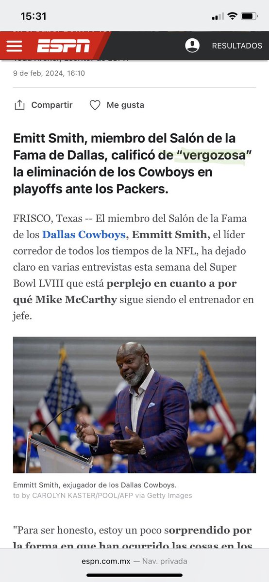 Roque_Guel's tweet photo. @ESPNmx @espn qué pasó con esta nota… está bien que sea viernes y el cuerpo lo sepa. https://t.co/iK19lasbZg