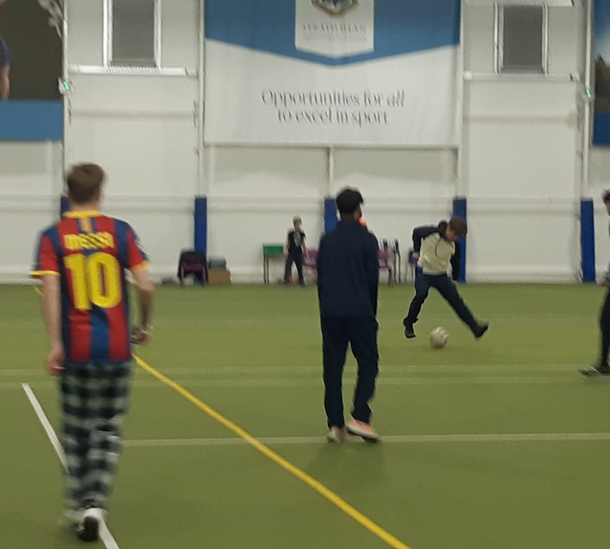 djbecosse's tweet photo. Friday night is Football Night after Prep (9.00 - 10.00pm) for the @Freeland_house Boarders. Great to see the youngest to the oldest enjoying the fun (and with @WeAreMessi in the Wilson Hall) #PlayForFun #iloveboarding @BSAboarding #FriendsForLife #StrathCommunity ππβ½οΈπ https://t.co/xswy2DRhp8