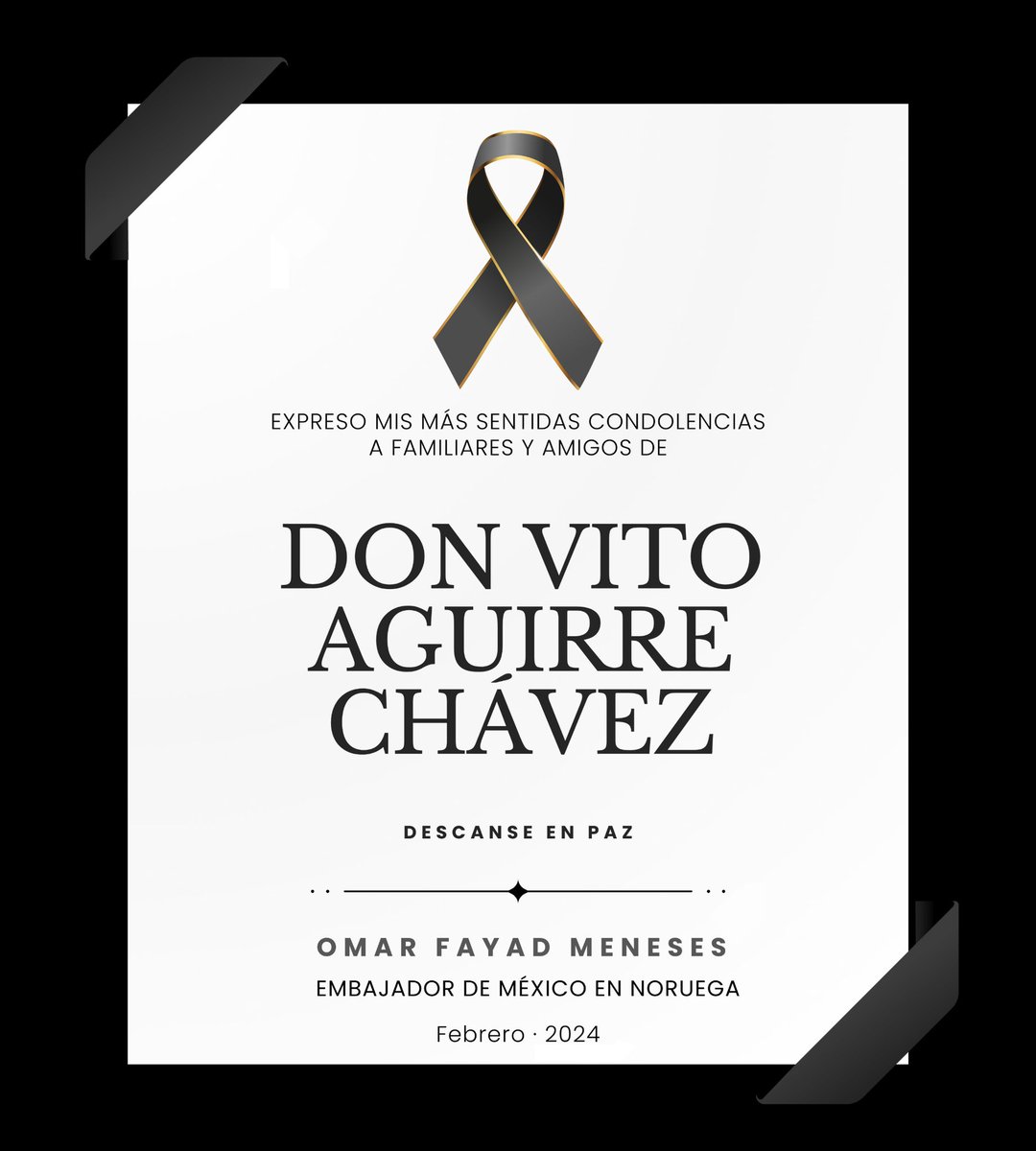 Que encuentren consuelo en los recuerdos compartidos y en el cariño de quienes les rodean. Descanse en paz 🕊️