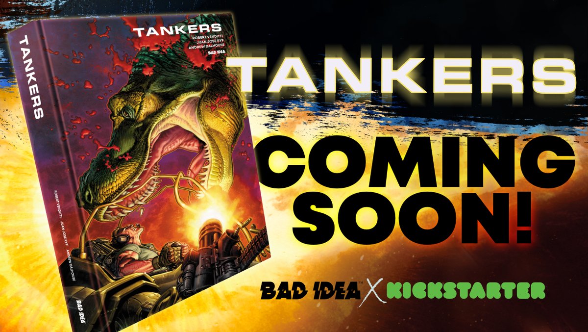 A huge THANK YOU for a record-shattering day one for TANKERS! We had our BIGGEST DAY ONE pre-launch ever AND the BIGGEST SINGLE DAY follower gain ever!! Sign up to be notified now. Don't miss our most insane campaign yet: kickstarter.com/projects/stopb…