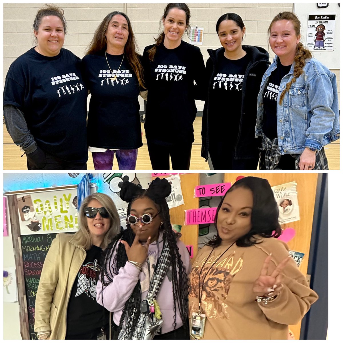 Rocking Out On The 100th Day! 🤘<a href="/pmesvb/">Pembroke Meadows VB</a> we had so much fun going back to our younger days! 😂 All while celebrating 100 days of learning! Thanks Mrs. Clark for Rocking The Day! 🎸#rockingout <a href="/Tajkirsch/">Tara Kirsch</a> <a href="/vbschools/">VBSchools</a> <a href="/vbkimani/">Kimani Vaughan</a> <a href="/MJHamblin1/">Melanie J Hamblin</a>
