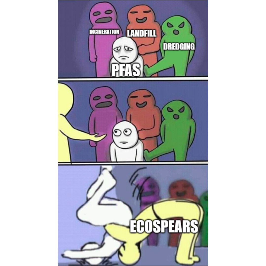 EcoSpears's tweet photo. PFAS doesn't stand a chance.

Learn more: https://t.co/XEaOOKrNWN

#pfas #endingforeverchemicals #foreverchemicals https://t.co/n0MJ8mrBYk