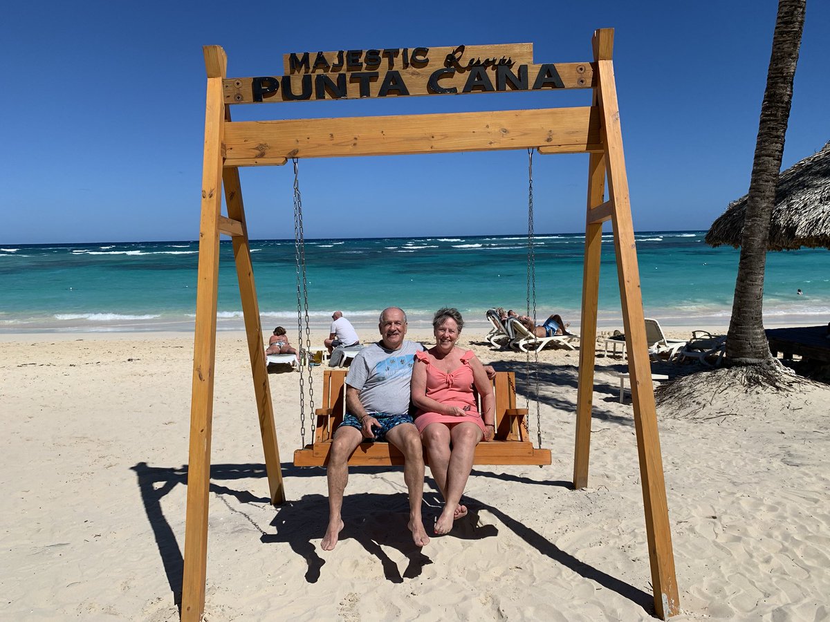 Punta Cana 2024…. 30 Degrees outside… not a cloud in the sky 😀