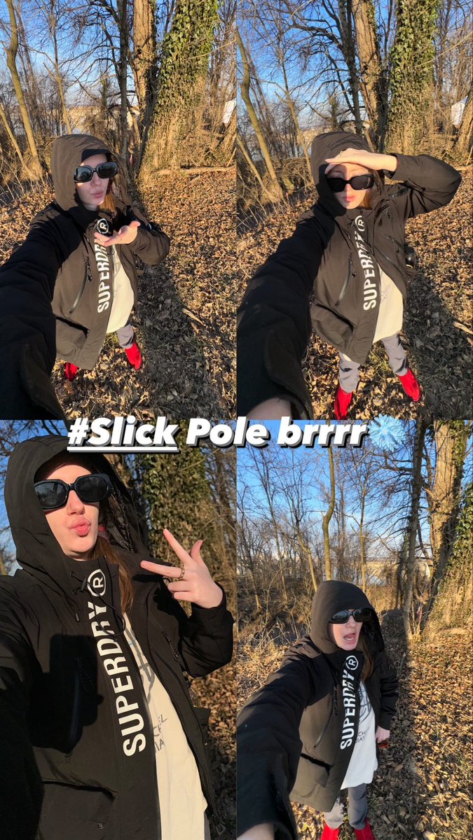 slicklluc1's tweet image. Going Crazy⭐️ @ the #Slick Pole❄️