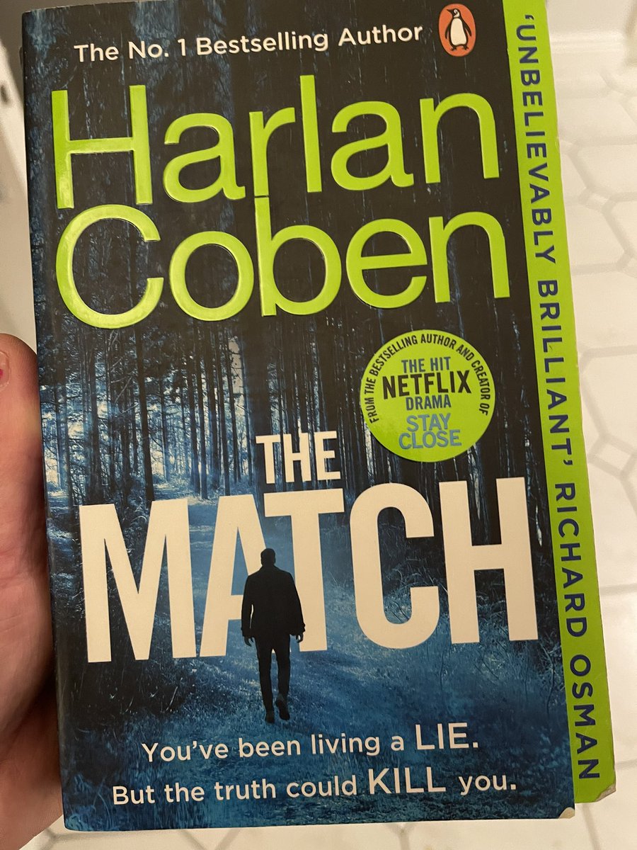 Reading <a href="/HarlanCoben/">Harlan Coben</a> for the first time 🙌🏼 thanks to <a href="/NetflixUK/">Netflix UK & Ireland</a> tbf.

Hat tip to <a href="/LibrariesIre/">Libraries Ireland</a> for getting me the book. (Sorry Harlan I didn’t buy a copy… yet!).