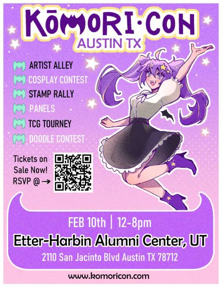 Heading to my alma mater for my first con of 2024! 🥰