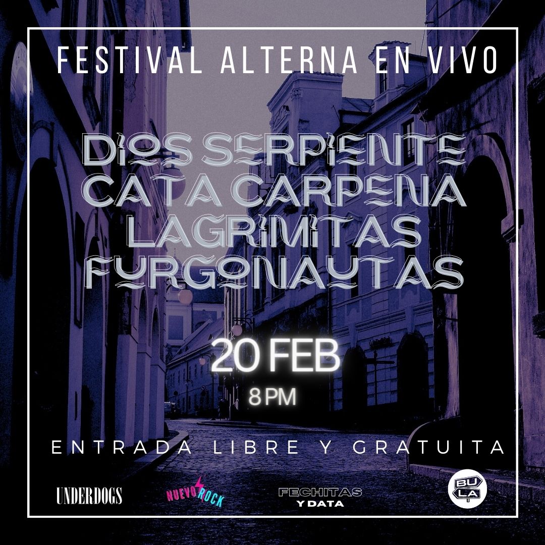 We're back bitches. 20 de febrero en CABA.