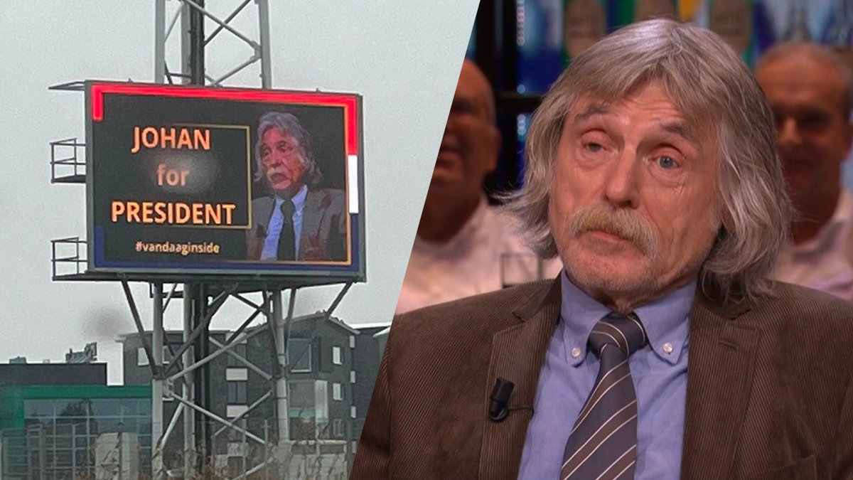 Johan ziet billboard met ‘Johan for President’ langs snelweg: ‘De Tweede Kamer is toe aan rock 'n roll!’
vandaaginside.nl/nieuws/vandaag… #vandaaginside