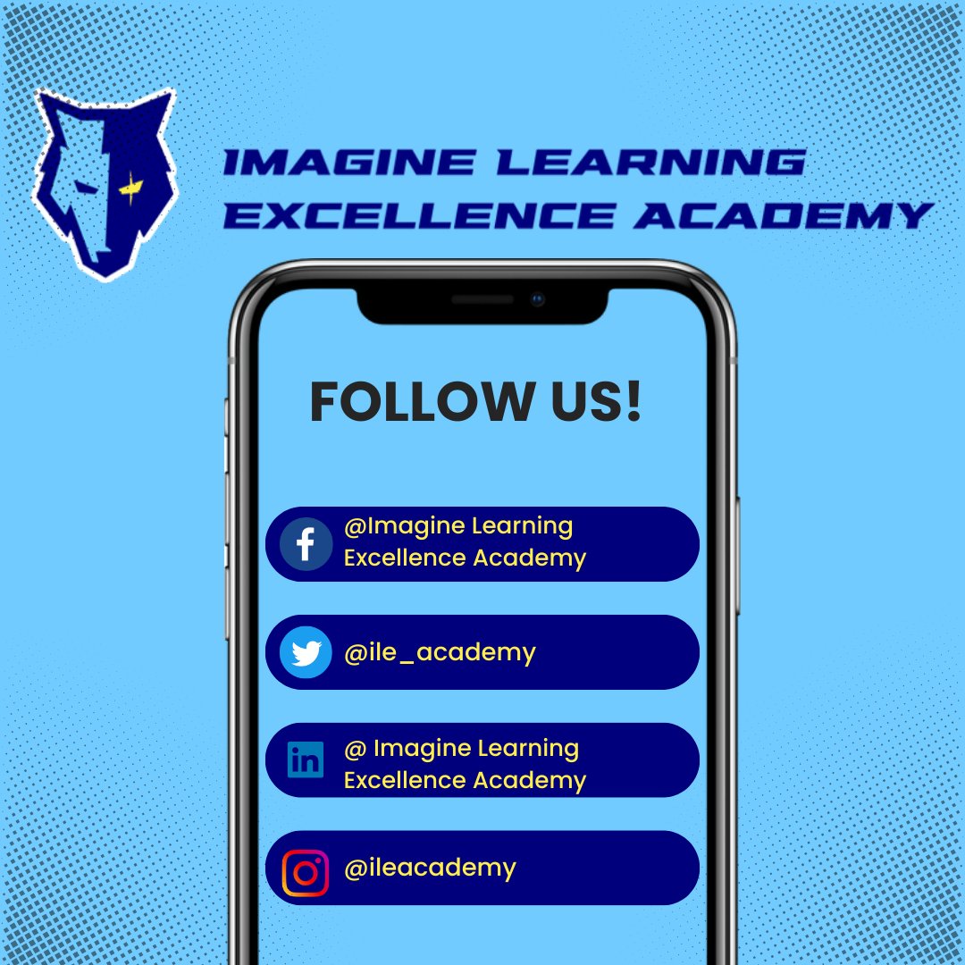 ile_academy's tweet photo. Keep up with us!! Follow us on our other social media platforms to stay up to date on events, student happenings, and academy information!
#fyp #onlineschool #followers #followusformore #imaginelearning #virtuallearningenvironment #K12Education #K12 #tomorrowsleaders #teachers https://t.co/Hmlh6rk275