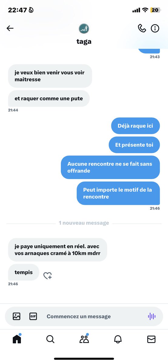 Klarajames1S's tweet photo. C’est qui ce débile encore 😂🤦‍♀️ https://t.co/5SUUalPxGr