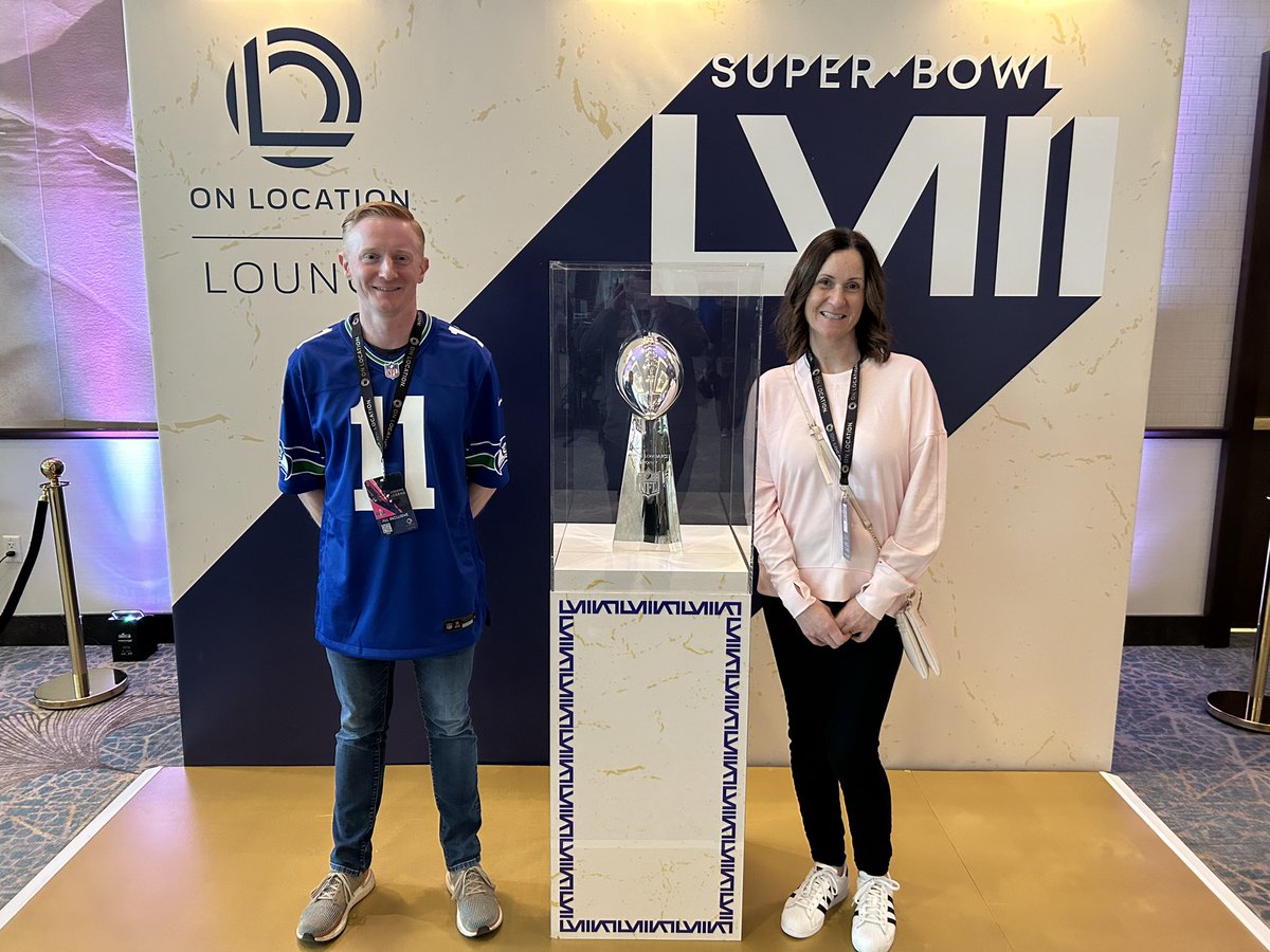 stevemacg's tweet photo. A big thank you to @OwnersBox for the great start to Super Bowl Weekend with @MarketaMacG and @onlocationexp! https://t.co/QFNHKpYuVG