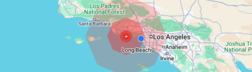 smdailypress's tweet photo. Magnitude 4.7 #earthquake
7 miles from Thousand Oaks at 1:47pm https://t.co/hDdrBgh67r
