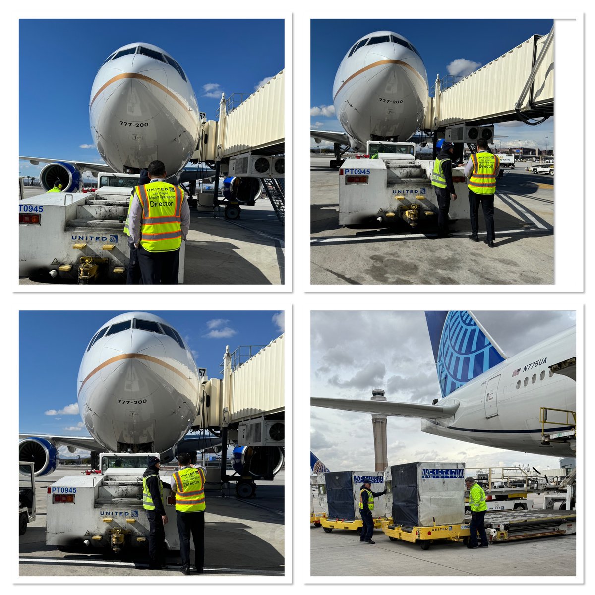 Thank you to our LAS team for working together & working safely! And thank you to our Director General manager, James Trudeau for supporting the team! Especially when we have extra flights and widebody aircrafts like today! @AOSafetyUAL @JTrudeau97 @GBieloszabski @jacquikey