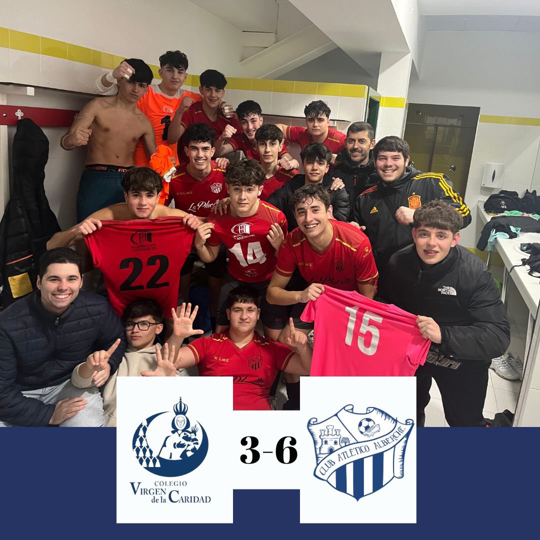 Victoria de nuestro juvenil por 3️⃣-6️⃣ en casa del segundo clasificado, ¡enorme temporada de los chicos!