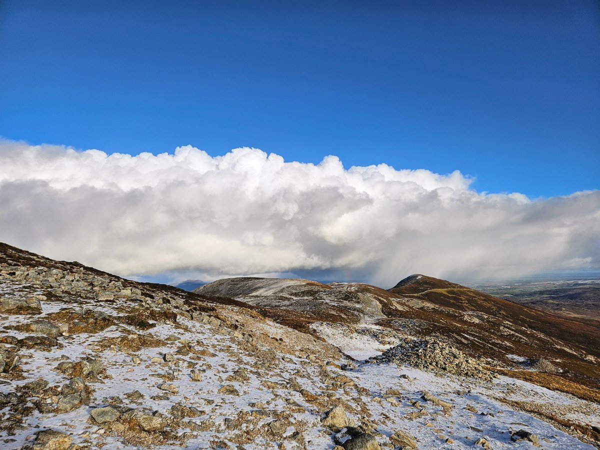 Some iconic captures of snow-capped Croagh Patrick over the past few days. 👉 Check out our guide to hiking in the off-season, see destinationwestport.com/explore-westpo… 📸's @mountains_inside_her 📍 #CroaghPatrick