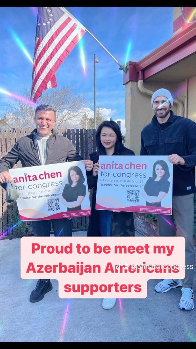 Proud to meet with my all ethnic coalition supporters everywhere I go.  

#anitaforcongress #conservatives #conservativewomen #californiadistrict17 #voiceforthevoiceless #policymaking #AlamedaGOP #SVGOP #CAGOP #CD17 #publicsafety #educationalfreedom #restorationhumandignity…