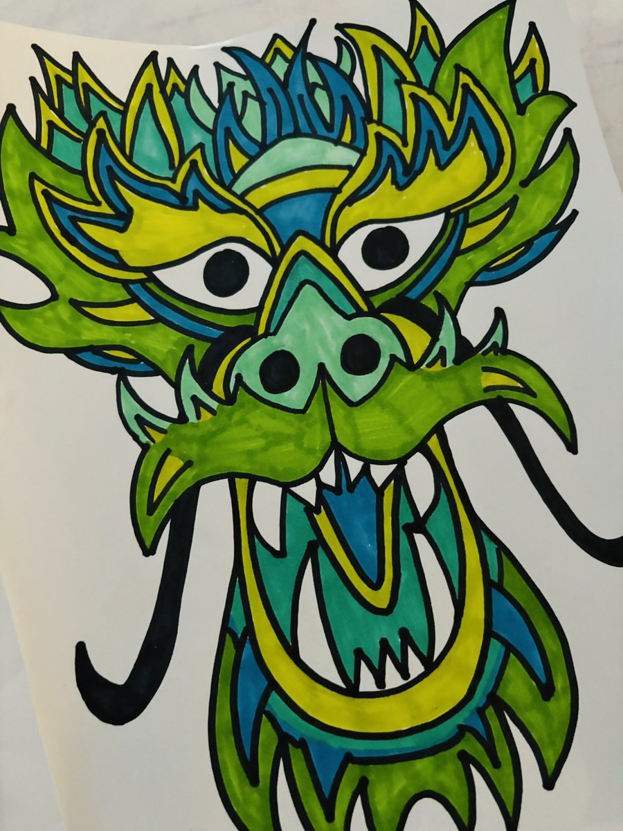 Happy Chinese New Year. 604 work in progress @GPVanierJH. Year of the Dragon!