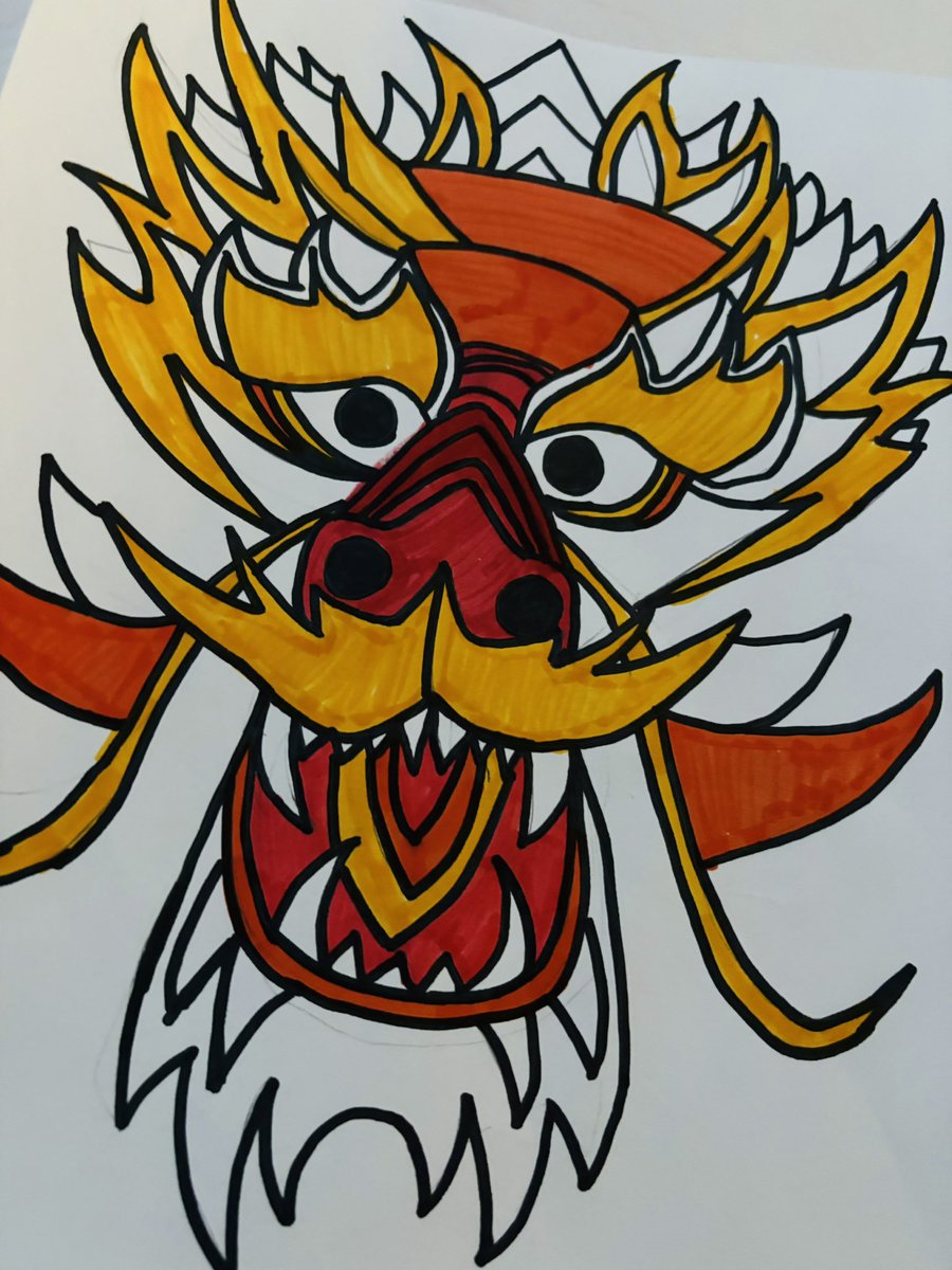 RobynBent79's tweet photo. Happy Chinese New Year. 604 work in progress @GPVanierJH. Year of the Dragon! https://t.co/WYEvtLnWGX