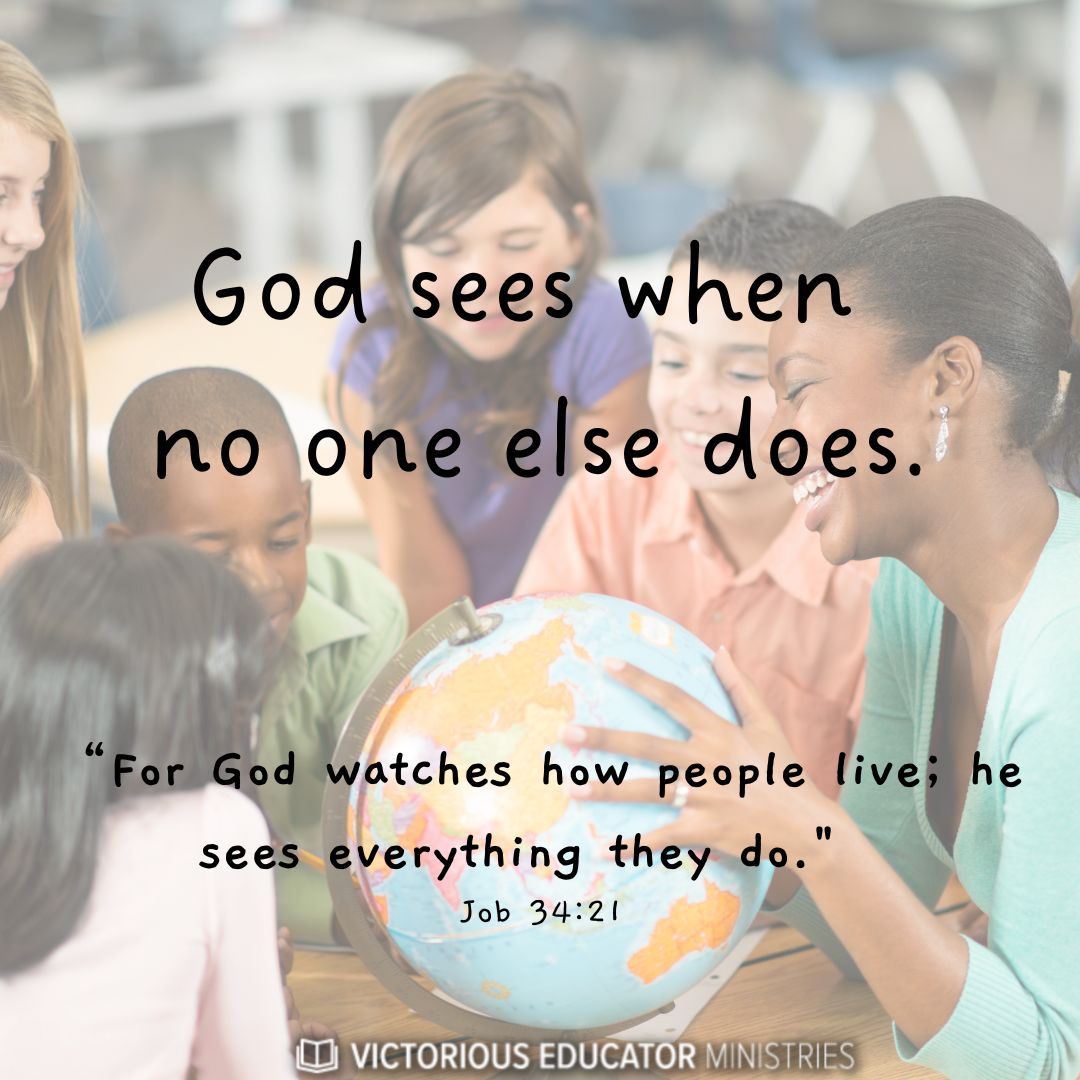 JackieMinorVEM's tweet image. The next time you feel no one has a clue how hard you are working or what you are doing, look upward and repeat Hagar’s words, “You are the God who sees me." (Genesis 16:13). #GodSees #victoriouseducator #Thursdayencouragement #HisMasterpiece
