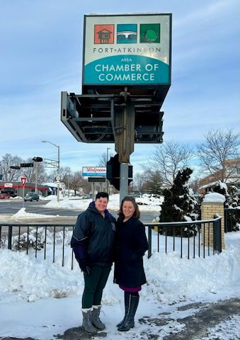 LGSaraRodriguez's tweet photo. Thank you to Shauna and the good folks at the Fort Atkinson Area Chamber of Commerce for showing me around downtown Fort Atkinson! #ShopSmallWI https://t.co/mgpPpb6VQ9