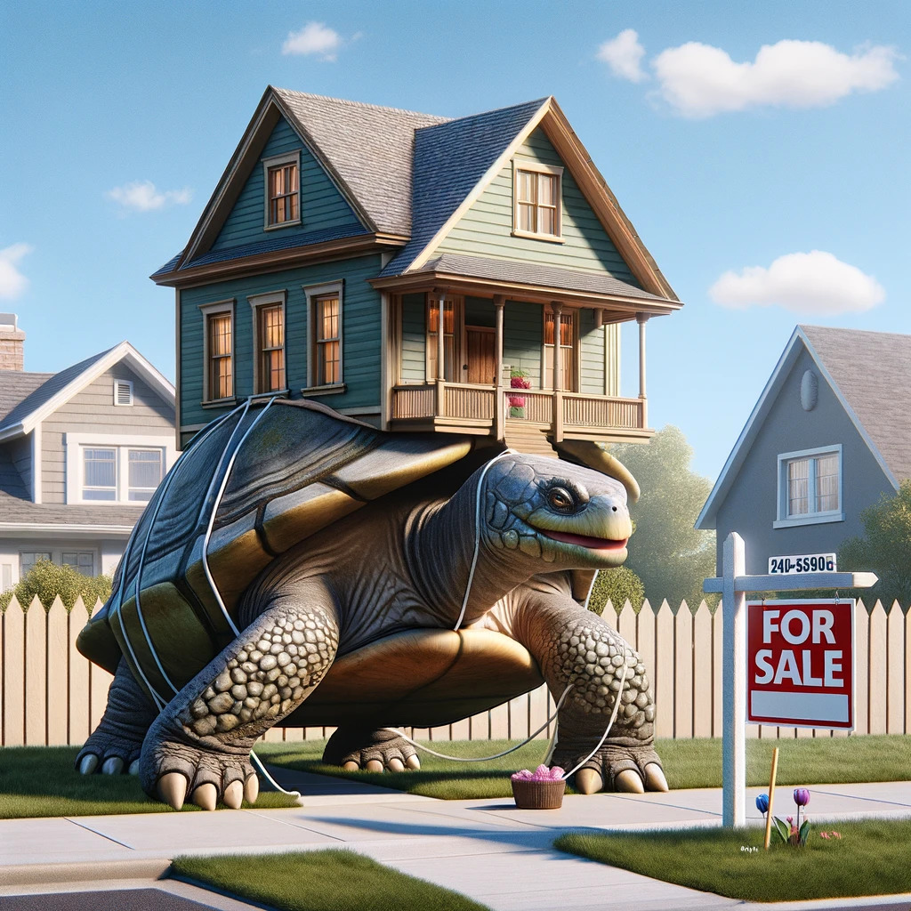 'Where slow and steady wins the real estate race: Home sweet home on the go!' #realestate #homeownership #homebuying