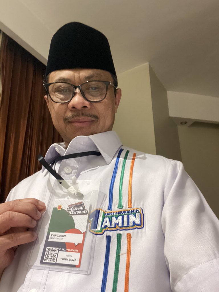 ShamsiAli2's tweet photo. Bismillah…. Hadir membersamai gerakan perubahan menunju Indonesia adil makmur untuk semua… mari kita kawal hingga pasangan AMIN menang… insyaAllah! https://t.co/B4ZvVsgSep