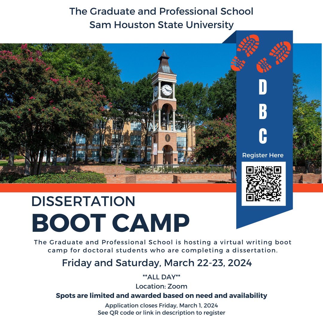 SHSU The Graduate & Professional School tweet media