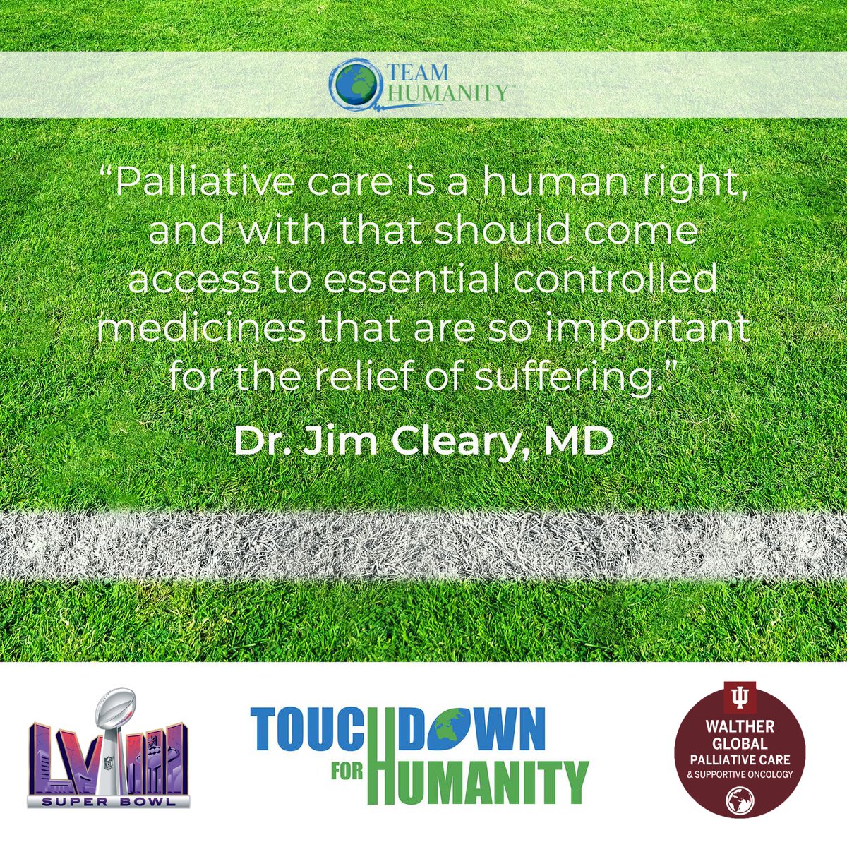 As #SBLVII kicks off with world Champions, we cheer winning #PalliativeCare teams around the 🌎 who uphold #dignity & #HumanRights for all who are part of this Team called Humanity 🎥 bit.ly/3uzE0Eo @NFLAlumni @shannonsharpe @TurnerSportsEJ @CBSports @FirstTake @DrTedros