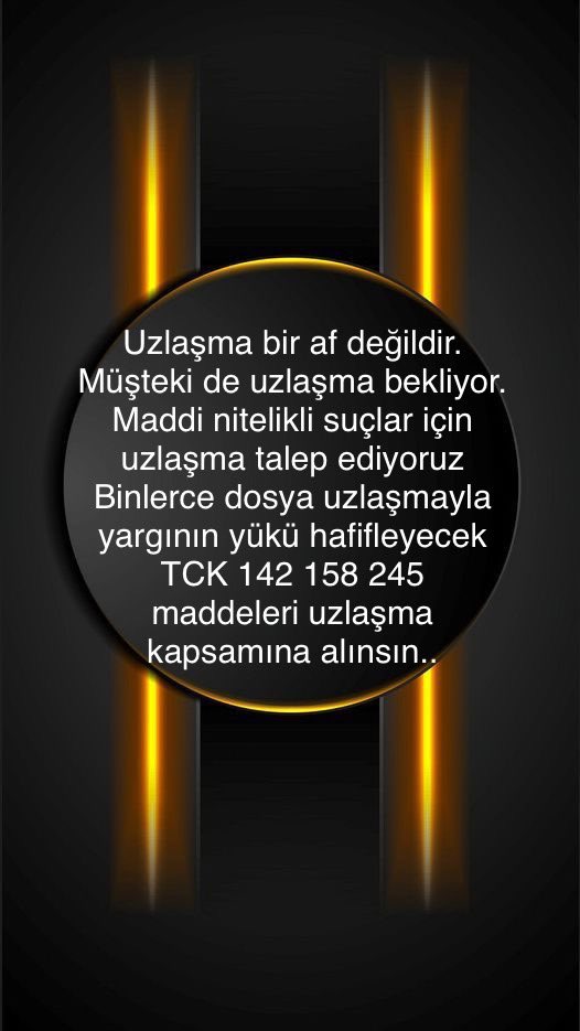 1️⃣5️⃣8️⃣🔹1️⃣4️⃣2️⃣🔹2️⃣4️⃣5️⃣

EN AĞIR CEZALAR BU MADDELERE 
MAĞDURİYET KÜÇÜK CEZA BÜYÜK

ALLAH RIZASI İÇİN DÜZENLEME GELSİN❗

CANLARIMIZ İCERDE ÖLÜME TERKEDİLMESİN ❗

🕊️UZLAŞMAK İSTİYORUZ 🕊️
BİZE BU ŞANSI TANIYIN
<a href="/yilmaztunc/">Yılmaz TUNÇ</a> 
<a href="/YildizFeti/">Feti Yıldız</a> 
<a href="/adalet_bakanlik/">T.C. Adalet Bakanlığı</a> 
<a href="/RTErdogan/">Recep Tayyip Erdoğan</a> 
<a href="/_cevdetyilmaz/">Cevdet Yılmaz</a>