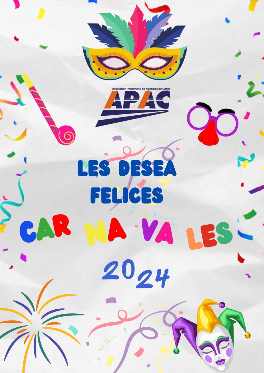 Celebremos juntos el Carnaval con responsabilidad, tolerancia y respeto hacia los demás. Nos vemos pronto...

#apacpanama #responsabilidad #carnavales #2024 #tolerancia #socios