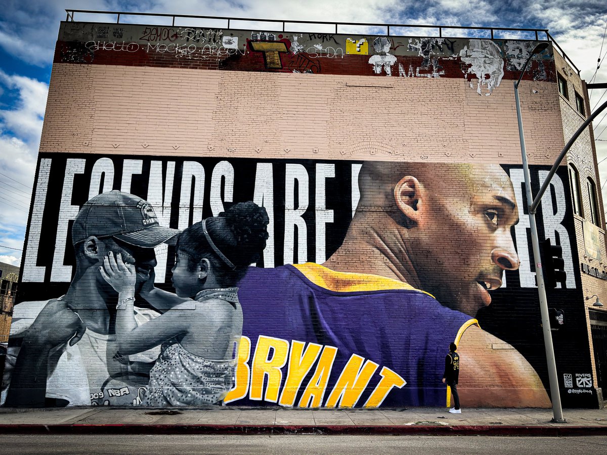 LAおすすめスポット】 KOBE MURAL(LEGENDS ARE FOREVER) コービー壁画
