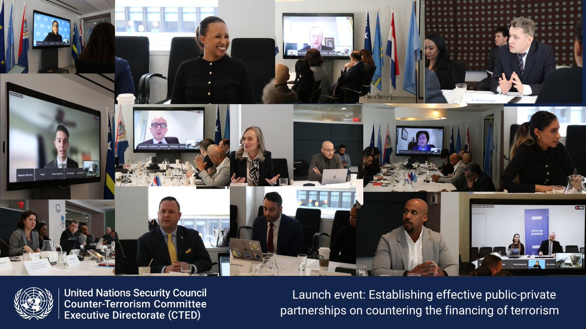 UN_CTED's tweet photo. This week's event on public-private partnerships &amp; countering the financing of #terrorism offered a chance to hear from a range of speakers, with presenters covering both the current state of affairs &amp; the way forward.

📽️Catch the full recording now at https://t.co/fZB4cGhs9E. https://t.co/pseJcDiZiw