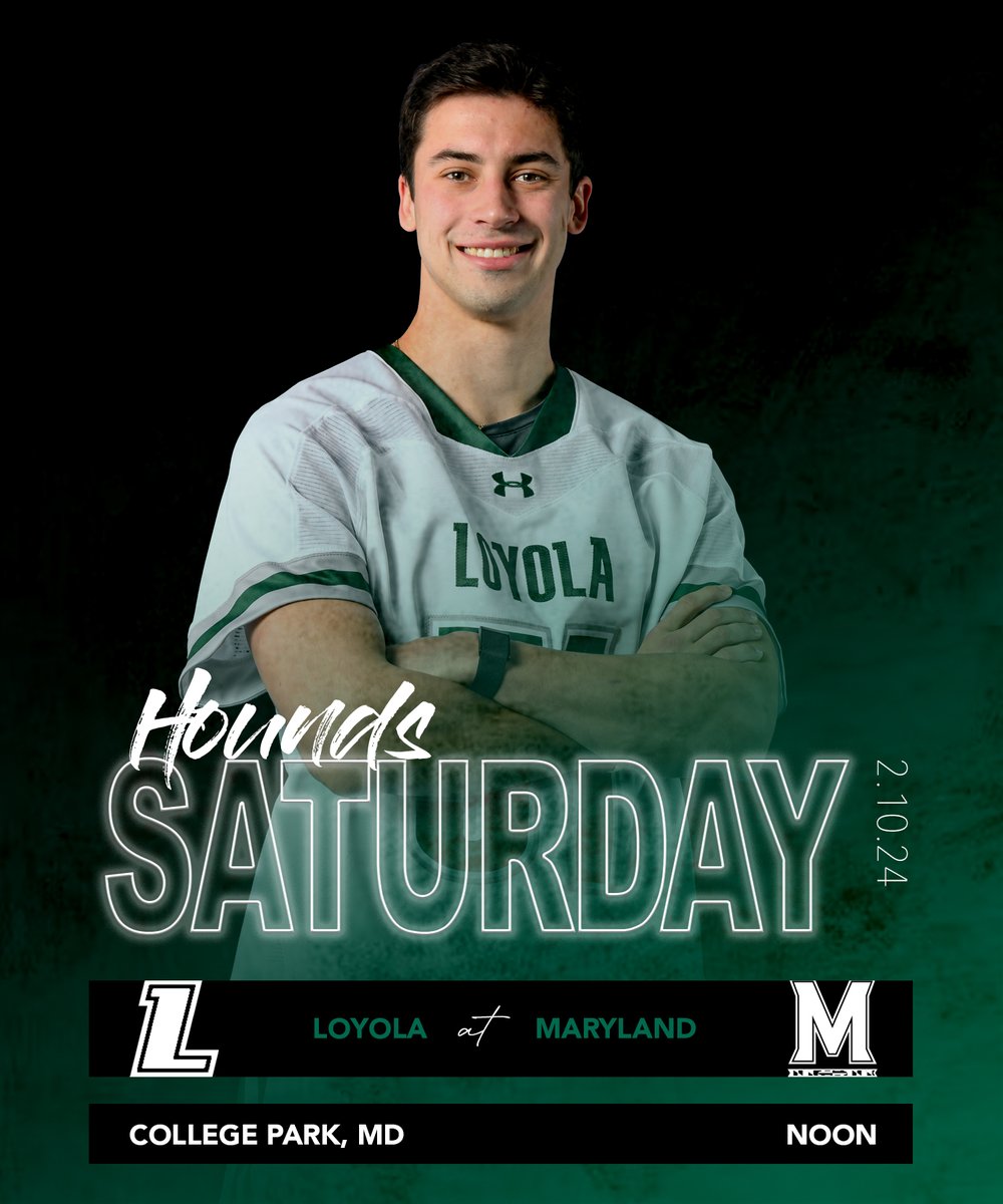 First road test tomorrow!

🆚 Maryland
🕛 12 Noon
📍 College Park, Md.
📺 B1G+ (loyo.la/3w9UymV)
📰 loyo.la/4brYEHk

#gohounds | #patriotmlax | #ncaalax

<a href="/Patriot_Gameday/">Patriot League GameDay</a> | <a href="/NCAALAX/">NCAA Lacrosse</a>